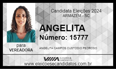 Candidato ANGELITA 2024 - ARMAZÉM - Eleições