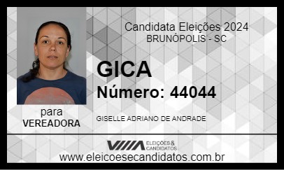 Candidato GICA 2024 - BRUNÓPOLIS - Eleições