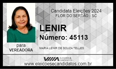 Candidato LENIR 2024 - FLOR DO SERTÃO - Eleições