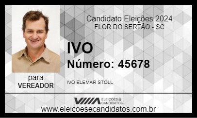 Candidato IVO 2024 - FLOR DO SERTÃO - Eleições