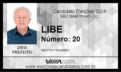 Candidato LIBE 2024 - SÃO MARTINHO - Eleições