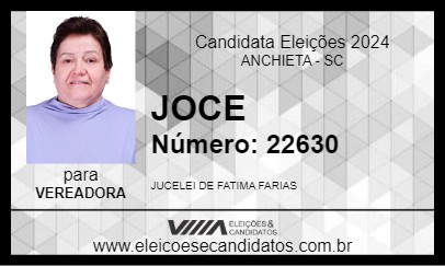 Candidato JOCE 2024 - ANCHIETA - Eleições