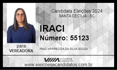 Candidato IRACI  2024 - SANTA CECÍLIA - Eleições