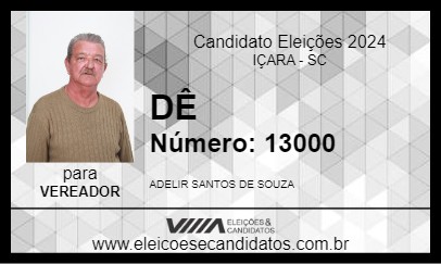 Candidato DÊ 2024 - IÇARA - Eleições