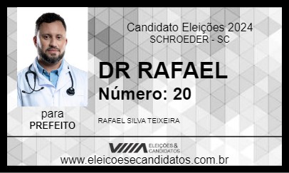 Candidato DR RAFAEL 2024 - SCHROEDER - Eleições