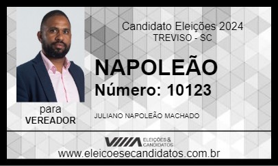 Candidato NAPOLEÃO 2024 - TREVISO - Eleições