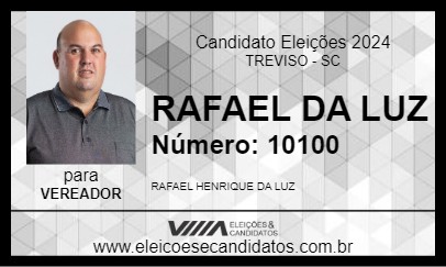 Candidato RAFAEL DA LUZ 2024 - TREVISO - Eleições