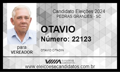 Candidato OTAVIO 2024 - PEDRAS GRANDES - Eleições