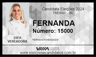 Candidato FERNANDA 2024 - TREVISO - Eleições