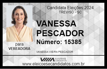 Candidato VANESSA PESCADOR 2024 - TREVISO - Eleições