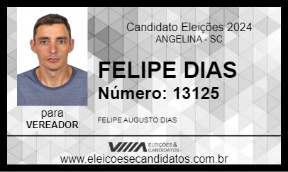 Candidato FELIPE DIAS 2024 - ANGELINA - Eleições