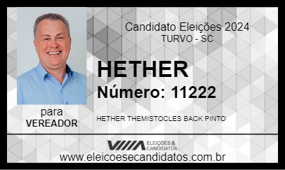 Candidato HETHER 2024 - TURVO - Eleições