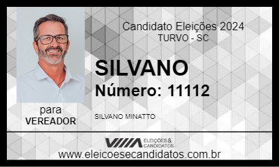 Candidato SILVANO 2024 - TURVO - Eleições