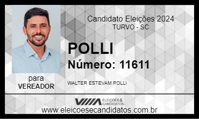 Candidato POLLI 2024 - TURVO - Eleições