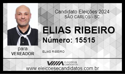 Candidato ELIAS RIBEIRO 2024 - SÃO CARLOS - Eleições