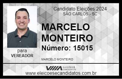 Candidato MARCELO MONTEIRO 2024 - SÃO CARLOS - Eleições