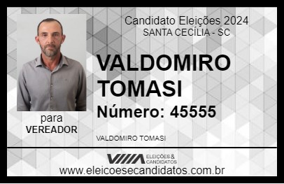 Candidato MIRO 2024 - SANTA CECÍLIA - Eleições