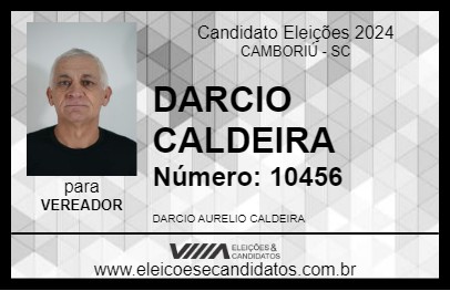 Candidato DARCIO CALDEIRA 2024 - CAMBORIÚ - Eleições