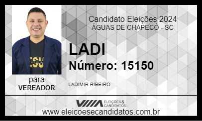 Candidato LADI 2024 - ÁGUAS DE CHAPECÓ - Eleições