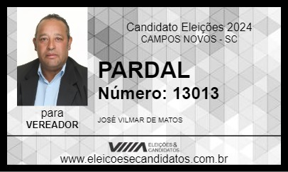 Candidato PARDAL 2024 - CAMPOS NOVOS - Eleições