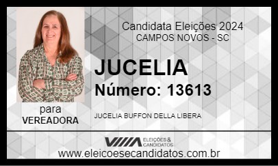 Candidato JUCELIA 2024 - CAMPOS NOVOS - Eleições