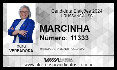 Candidato MARCINHA 2024 - URUSSANGA - Eleições