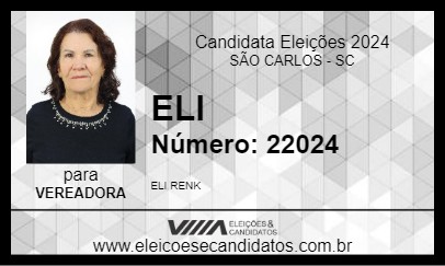 Candidato ELI 2024 - SÃO CARLOS - Eleições