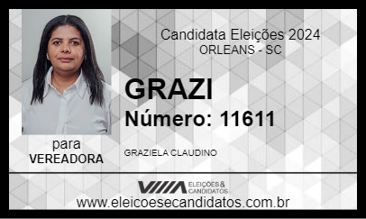 Candidato GRAZI 2024 - ORLEANS - Eleições