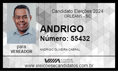 Candidato ANDRIGO 2024 - ORLEANS - Eleições