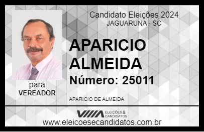 Candidato APARICIO ALMEIDA 2024 - JAGUARUNA - Eleições