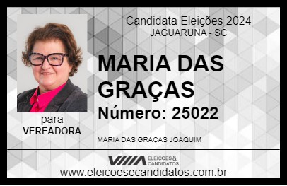 Candidato MARIA DAS GRAÇAS 2024 - JAGUARUNA - Eleições