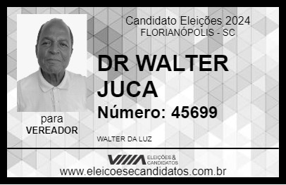 Candidato DR WALTER JUCA 2024 - FLORIANÓPOLIS - Eleições