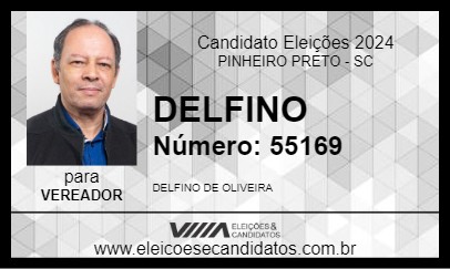 Candidato DELFINO 2024 - PINHEIRO PRETO - Eleições