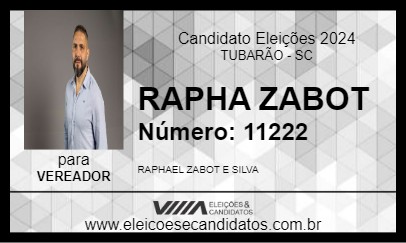 Candidato RAPHA ZABOT 2024 - TUBARÃO - Eleições