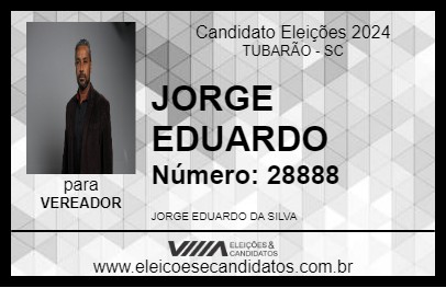 Candidato JORGE EDUARDO 2024 - TUBARÃO - Eleições