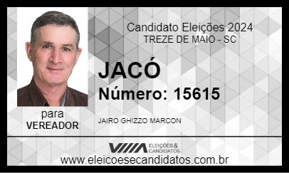 Candidato JACÓ 2024 - TREZE DE MAIO - Eleições