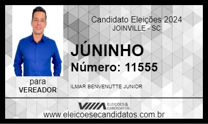 Candidato JÚNINHO 2024 - JOINVILLE - Eleições