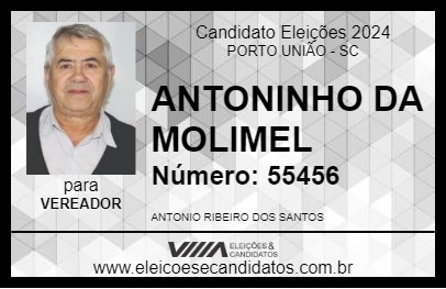 Candidato ANTONINHO DA MOLIMEL 2024 - PORTO UNIÃO - Eleições