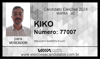 Candidato KIKO 2024 - MAFRA - Eleições