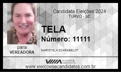 Candidato TELA 2024 - TURVO - Eleições