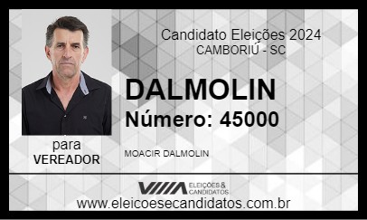 Candidato DALMOLIN 2024 - CAMBORIÚ - Eleições