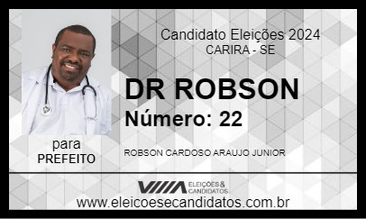 Candidato DR ROBSON 2024 - CARIRA - Eleições