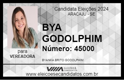 Candidato BYA GODOLPHIM 2024 - ARACAJU - Eleições