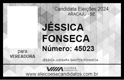 Candidato JÉSSICA FONSECA 2024 - ARACAJU - Eleições