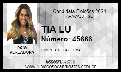 Candidato TIA LU 2024 - ARACAJU - Eleições