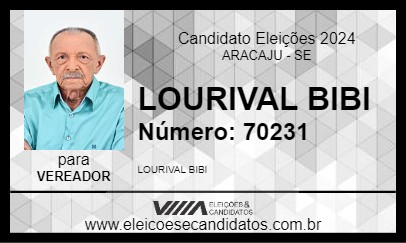 Candidato LOURIVAL BIBI 2024 - ARACAJU - Eleições