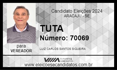 Candidato TUTA 2024 - ARACAJU - Eleições