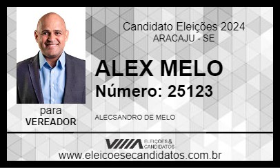 Candidato ALEX MELO 2024 - ARACAJU - Eleições