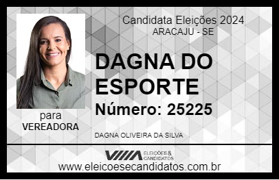 Candidato DAGNA DO ESPORTE 2024 - ARACAJU - Eleições