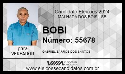 Candidato BOBI 2024 - MALHADA DOS BOIS - Eleições